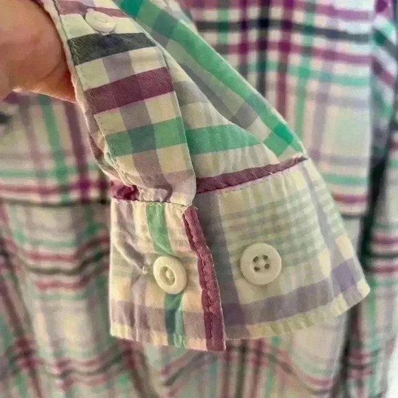 Columbia PFG, Performance Fishing Gear plaid shirt. Size small. Super Bahama - Picture 9 of 14